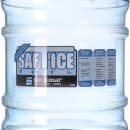 San Jamar SI6000 Round Ice Tote w/ 6 gal Capacity, Clear Blue thumbnail 2