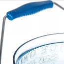 San Jamar SI6000 Round Ice Tote w/ 6 gal Capacity, Clear Blue thumbnail 3