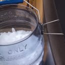 San Jamar SI6000 Round Ice Tote w/ 6 gal Capacity, Clear Blue thumbnail 9