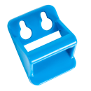 San Jamar SI6100 Round Ice Tote w/ 5 gal Capacity, Clear Blue thumbnail 10