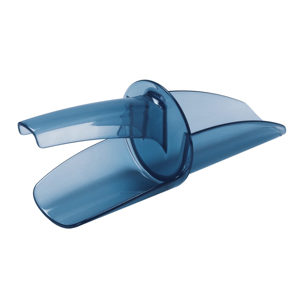 San Jamar SI7500 16 oz Saf-T-Scoop® Round Ice Scoop w/ Knuckle Guard - Polycarbonate