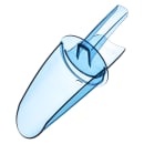 San Jamar SI7700 24 oz Saf-T-Scoop® Round Ice Scoop w/ Knuckle Guard & Guardian™ Holder - Polycarbonate thumbnail 5