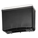 San Jamar ST250 Single Sided Straw Dispenser - 250 Capacity, Black thumbnail 2