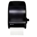 San Jamar T1100TBK Wall Mount Roll Paper Towel Dispenser - Plastic, Pearl Black thumbnail 2
