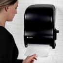 San Jamar T1100TBK Wall Mount Roll Paper Towel Dispenser - Plastic, Pearl Black thumbnail 5