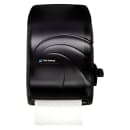 San Jamar T1190TBK Wall Mount Roll Paper Towel Dispenser - Plastic, Black Pearl thumbnail 2