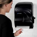 San Jamar T1190TBK Wall Mount Roll Paper Towel Dispenser - Plastic, Black Pearl thumbnail 5