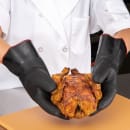 San Jamar T1212 12" Rotissi Glove w/ Cotton Lining - Neoprene, Black thumbnail 5