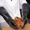 San Jamar T1217 17" Rotissi Glove w/ Cotton Lining - Neoprene, Black thumbnail 6