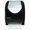 San Jamar T1370BKSS Wall Mount Touchless Roll Paper Towel Dispenser - Plastic, Black/Stainless thumbnail 2