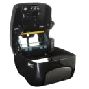 San Jamar T1370BKSS Wall Mount Touchless Roll Paper Towel Dispenser - Plastic, Black/Stainless thumbnail 4