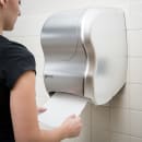 San Jamar T1370SS Wall Mount Touchless Roll Paper Towel Dispenser - Plastic, Stainless thumbnail 5