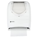 San Jamar T1370WHCL Wall Mount Touchless Roll Paper Towel Dispenser - Plastic, White/Clear thumbnail 2