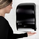 San Jamar T1400TBK Wall Mount Touchless Roll Paper Towel Dispenser - Plastic, Black Pearl thumbnail 5