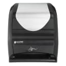 San Jamar T1470BKSS Wall Mount Touchless Roll Paper Towel Dispenser - Plastic, Black/Stainless thumbnail 2
