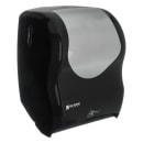 San Jamar T1470BKSS Wall Mount Touchless Roll Paper Towel Dispenser - Plastic, Black/Stainless thumbnail 3