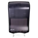 San Jamar T1700TBK Wall Mount Paper Towel Dispenser for C Fold or Multifold - Plastic, Black Pearl thumbnail 2