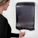 San Jamar T1700TBK Wall Mount Paper Towel Dispenser for C Fold or Multifold - Plastic, Black Pearl thumbnail 5