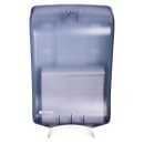 San Jamar T1700TBL Wall Mount Paper Towel Dispenser for C Fold or Multifold - Plastic, Arctic Blue thumbnail 2