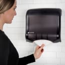 San Jamar T1750TBK Wall Mount Paper Towel Dispenser w/ 240 C Fold Capacity - Plastic, Black Pearl thumbnail 5