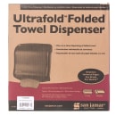 San Jamar T1750TBK Wall Mount Paper Towel Dispenser w/ 240 C Fold Capacity - Plastic, Black Pearl thumbnail 7