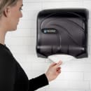 San Jamar T1759TBK Wall Mount Paper Towel Dispenser w/ 240 C Fold Capacity - Plastic, Black Pearl thumbnail 5