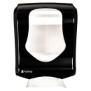 San Jamar T1770BKSS Wall Mount Paper Towel Dispenser w/ (500) Multifold Capacity - Plastic, Black/Stainless thumbnail 2
