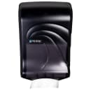 San Jamar T1790TBK Wall Mount Paper Towel Dispenser for C Fold or Multifold - Plastic, Black Pearl thumbnail 2
