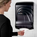 San Jamar T1790TBK Wall Mount Paper Towel Dispenser for C Fold or Multifold - Plastic, Black Pearl thumbnail 5