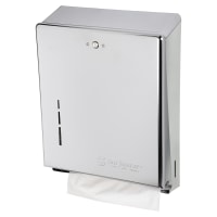 San Jamar T1900SS Wall Mount Paper Towel Dispenser for C Fold or Multifold, Stainless thumbnail 8