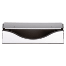 San Jamar T1900XC Wall Mount Paper Towel Dispenser for C Fold or Multifold - Steel, Matte Chrome thumbnail 3