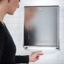 San Jamar T1905XC Wall Mount Paper Towel Dispenser for C Fold or Multifold - Steel, Bright Chrome thumbnail 5