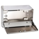 San Jamar T1950XC Wall Mount Mini Paper Towel Dispenser for C Fold or Multifold - Steel, Matte Chrome thumbnail 3