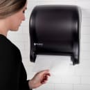 San Jamar T8000TBK Wall Mount Touchless Roll Paper Towel Dispenser - Plastic, Black Pearl thumbnail 7