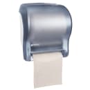 San Jamar T8000TBL Wall Mount Touchless Roll Paper Towel Dispenser - Plastic, Arctic Blue thumbnail 3