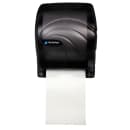 San Jamar T8090TBK Wall Mount Touchless Roll Paper Towel Dispenser - Plastic, Black Pearl thumbnail 2