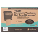 San Jamar T8090TBK Wall Mount Touchless Roll Paper Towel Dispenser - Plastic, Black Pearl thumbnail 7