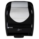 San Jamar T8370BKSS Wall Mount Touchless Roll Paper Towel Dispenser - Plastic, Black/Stainless thumbnail 2