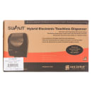 San Jamar T8370BKSS Wall Mount Touchless Roll Paper Towel Dispenser - Plastic, Black/Stainless thumbnail 7