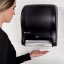 San Jamar T8400TBK Wall Mount Touchless Roll Paper Towel Dispenser - Plastic, Black Pearl thumbnail 5
