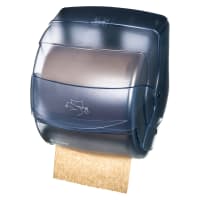 San Jamar T850TBK Wall Mount Roll Paper Towel Dispenser - Plastic, Black Pearl thumbnail 11