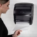 San Jamar T850TBK Wall Mount Roll Paper Towel Dispenser - Plastic, Black Pearl thumbnail 8