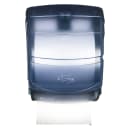 San Jamar T850TBL Wall Mount Roll Paper Towel Dispenser - Plastic, Arctic Blue thumbnail 2
