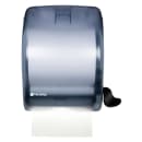 San Jamar T950TBL Wall Mount Roll Paper Towel Dispenser - Plastic, Arctic Blue thumbnail 5