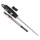 San Jamar THDGBK Escali 4 3/4" Digital Thermometer w/  49° to 392°F Temperature Range, Black thumbnail 3