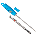 San Jamar THDGBL Escali 4 3/4" Digital Thermometer w/  49° to 392°F Temperature Range, Blue thumbnail 3