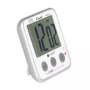 San Jamar TMDGXL Escali Digital Timer w/ Minute & Second Timing - 3 1/2" x 3 1/4", White thumbnail 3