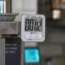 San Jamar TMDGXL Escali Digital Timer w/ Minute & Second Timing - 3 1/2" x 3 1/4", White thumbnail 6