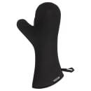 San Jamar UCMX15BK 15" Conventional Oven Mitt - Neoprene, Black thumbnail 2