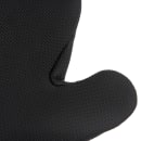 San Jamar UCMX17BK 17" Conventional Oven Mitt - Neoprene, Black thumbnail 6